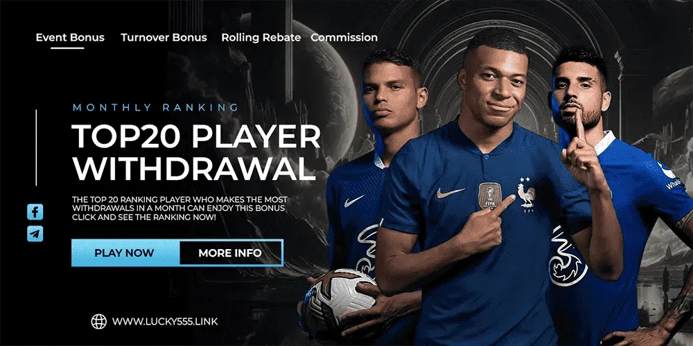 Lucky555 - Top20 Player Withdrawal - lucky555m