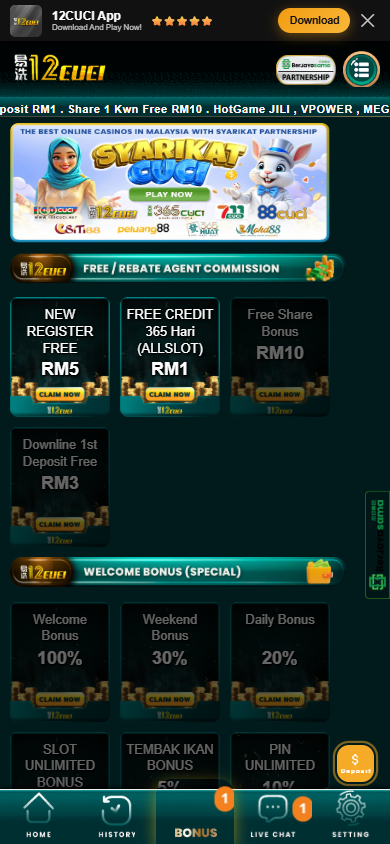 12Cuci - Promotion - lucky555m
