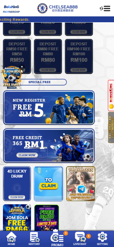 Chelsea888 - Promotion - lucky555m
