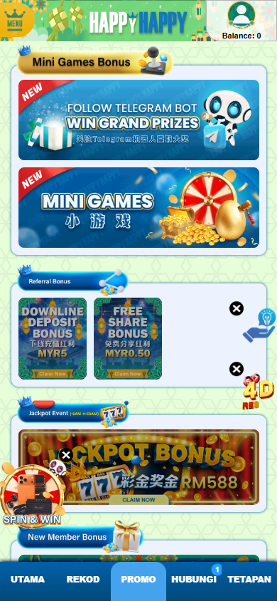 Happy88 - Promotion - lucky555m